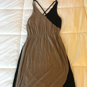 High-low maxi dress.